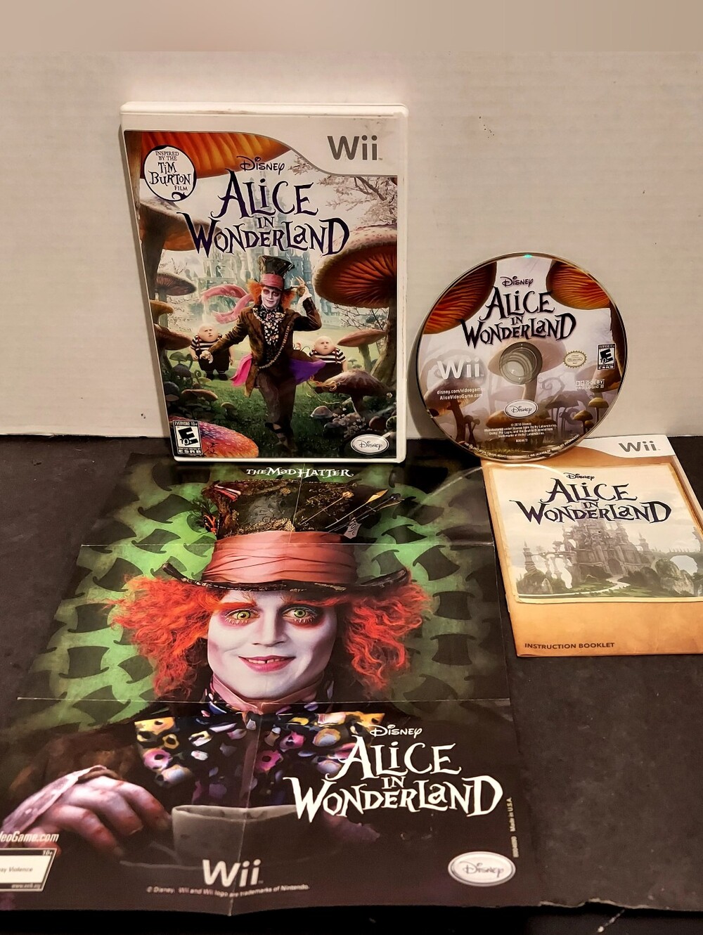 Alice in Wonderland video game for Nintendo Wii Alice in Wonderland Nintendo Wii